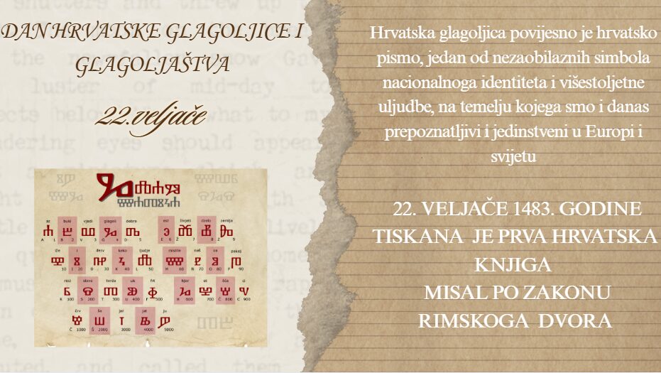Dan glagoljice 22. veljače – GlagoMatika