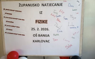 Županijsko natjecanje iz Fizike