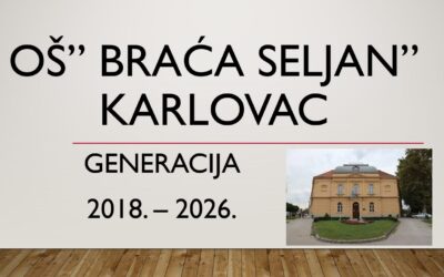 Ponosni na našu generaciju osmaša